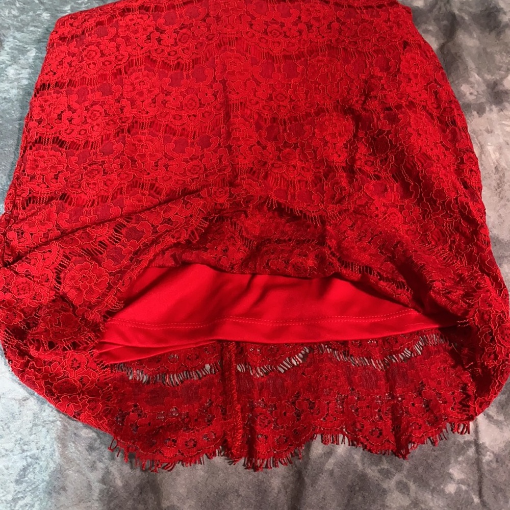 🥳Host Pick🥳 - Forever 21 Lined Lace Strapless Short LE Dress size S NWT - Picture 5 of 16